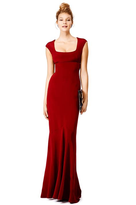 narciso rodriguez red dress.